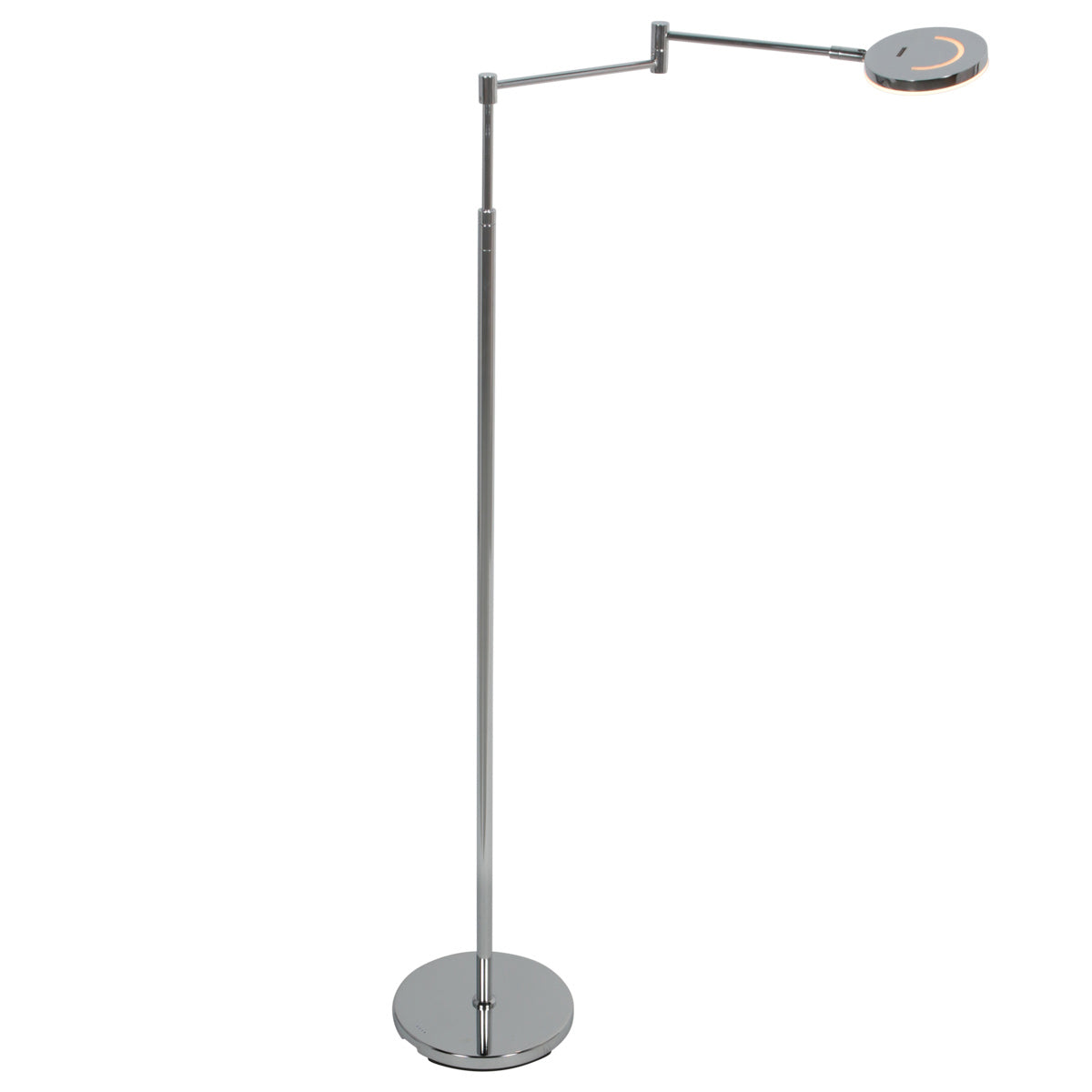 Soleil 3515CH lampadaire – design LED rechargeable en chrome