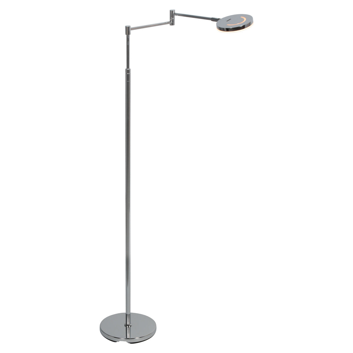 Soleil 3515CH lampadaire – design LED rechargeable en chrome
