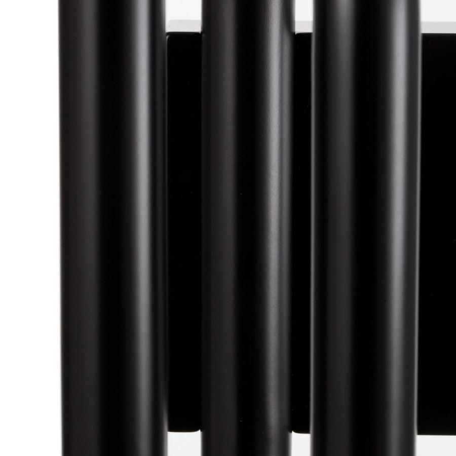 Applique murale LED Tobia en métal, noir, hauteur 40 cm