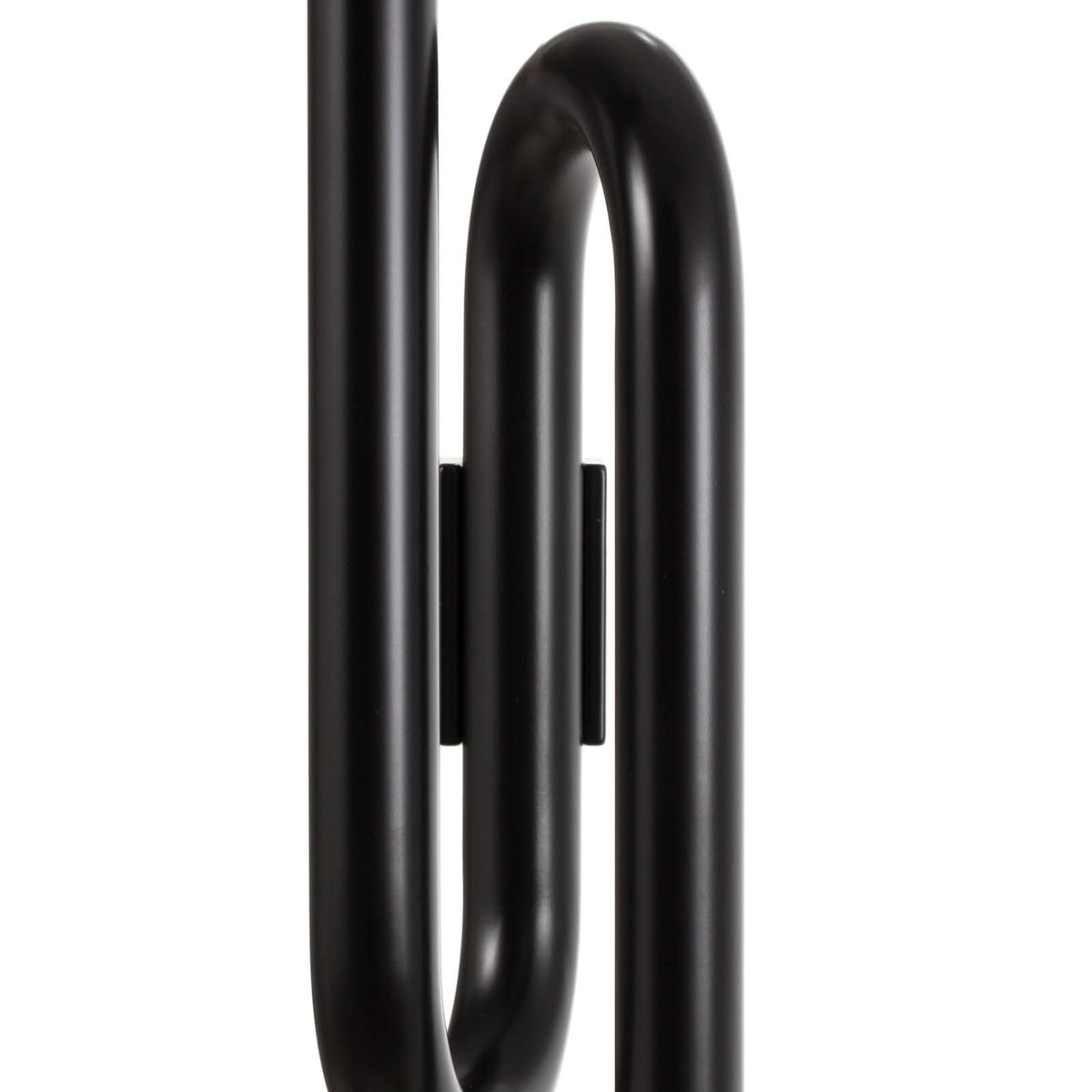 Applique murale LED Tobia en métal, noir, 2 lumières, hauteur 40 cm