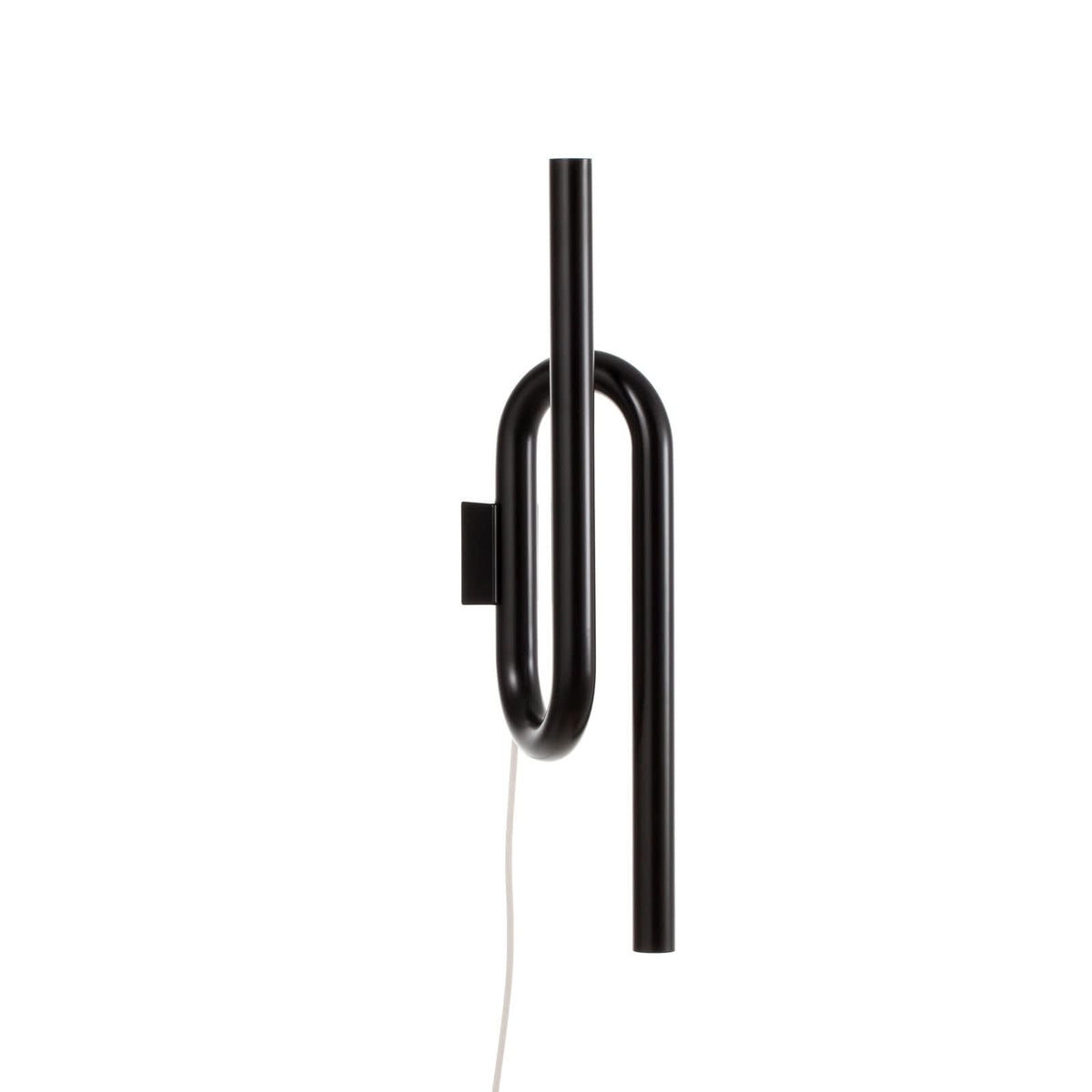 Applique murale LED Tobia en métal, noir, 2 lumières, hauteur 40 cm
