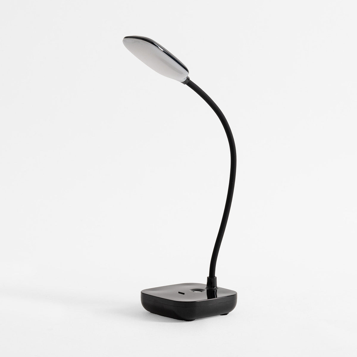 Lampe de bureau noire, L 9 cm
