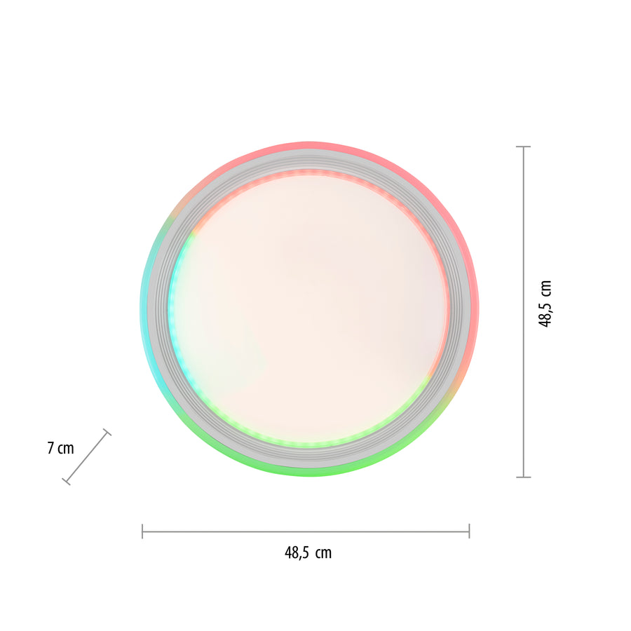 Plafonnier Spheric blanc