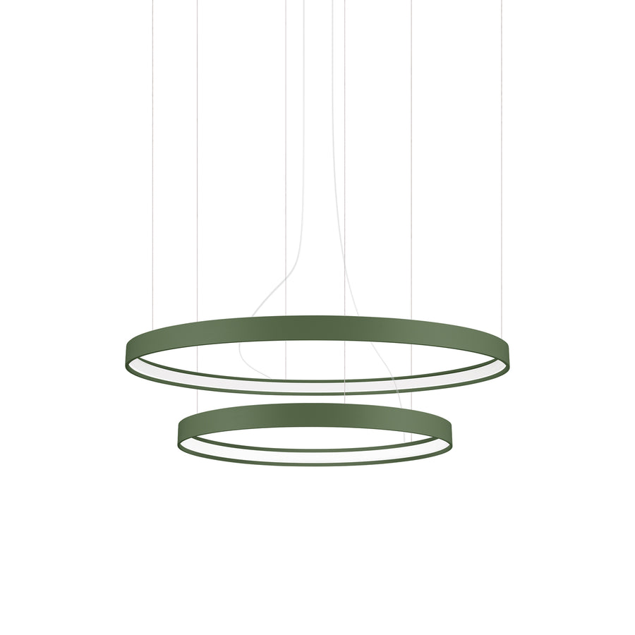 Lustre RIO 2 55/78 LED 3000K Vert olive