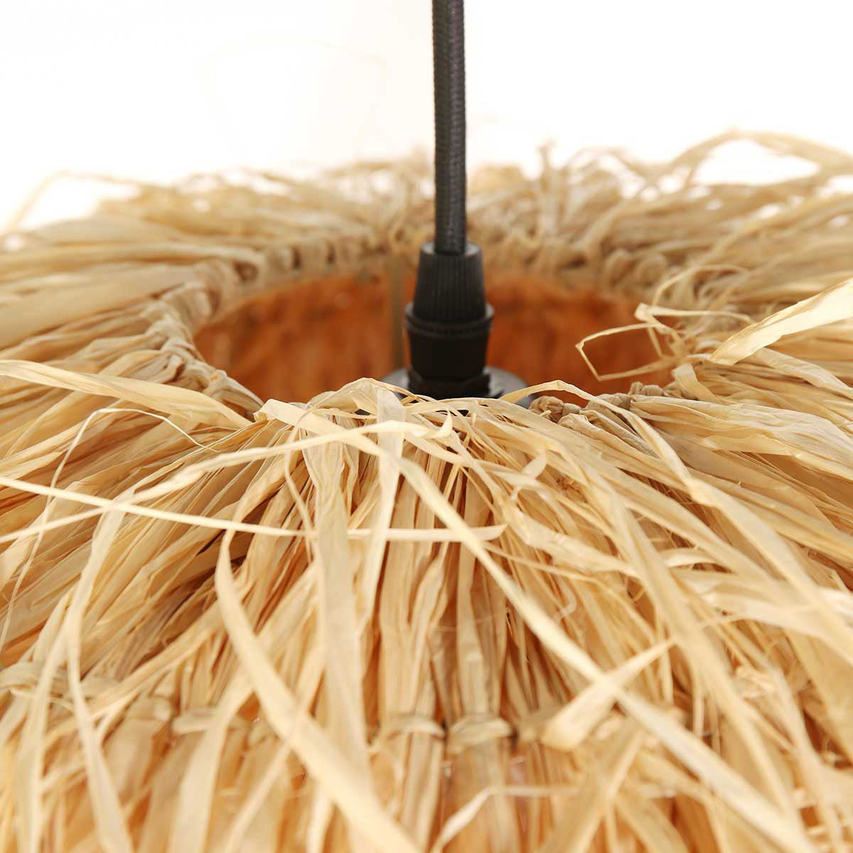 Suspension Grass 3819BE avec douille E27 couleur beige brillant