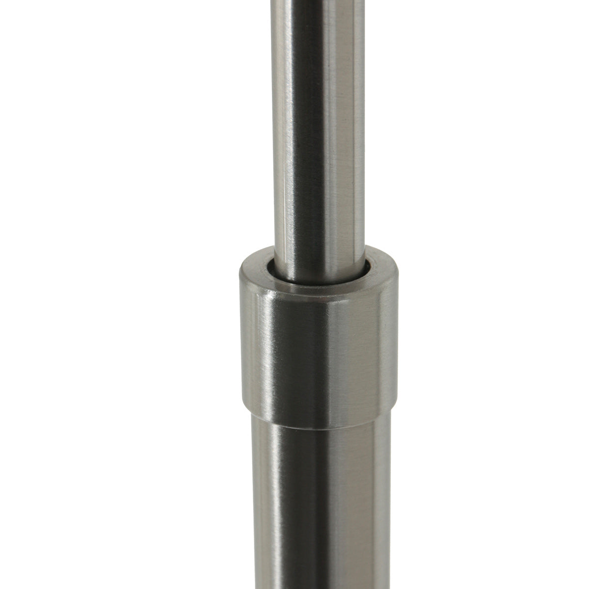 Lampadaire couleur acier Prestige Chic 3975ST avec abat-jour en lin noir