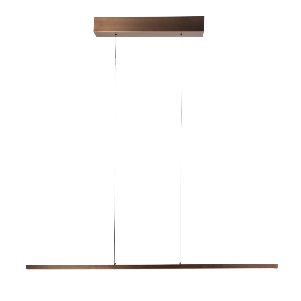 Bande 3994BR suspension au design bronze avec variateurs tactiles et système de levage, largeur 114 cm