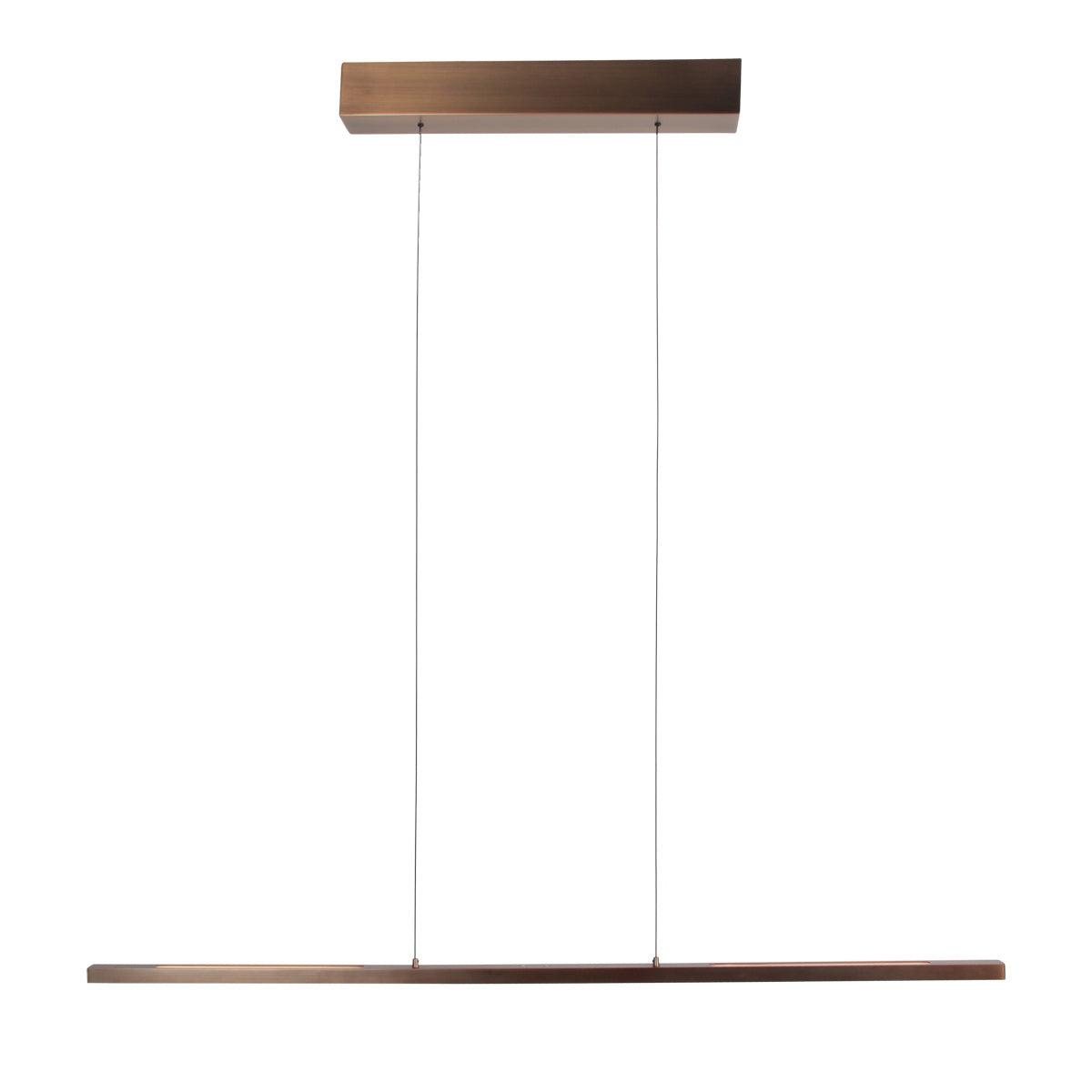 Bande 3994BR suspension au design bronze avec variateurs tactiles et système de levage, largeur 114 cm