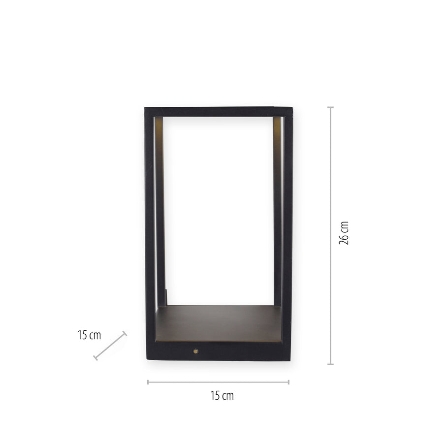 Lampe à poser Conni noire