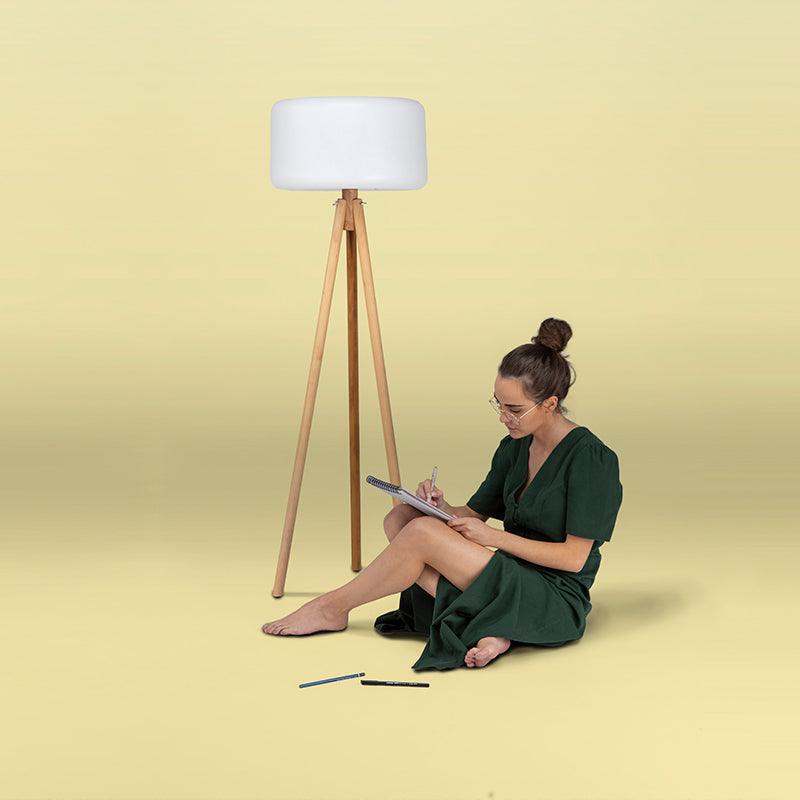 Lampadaire Chloe 140 à pieds bois