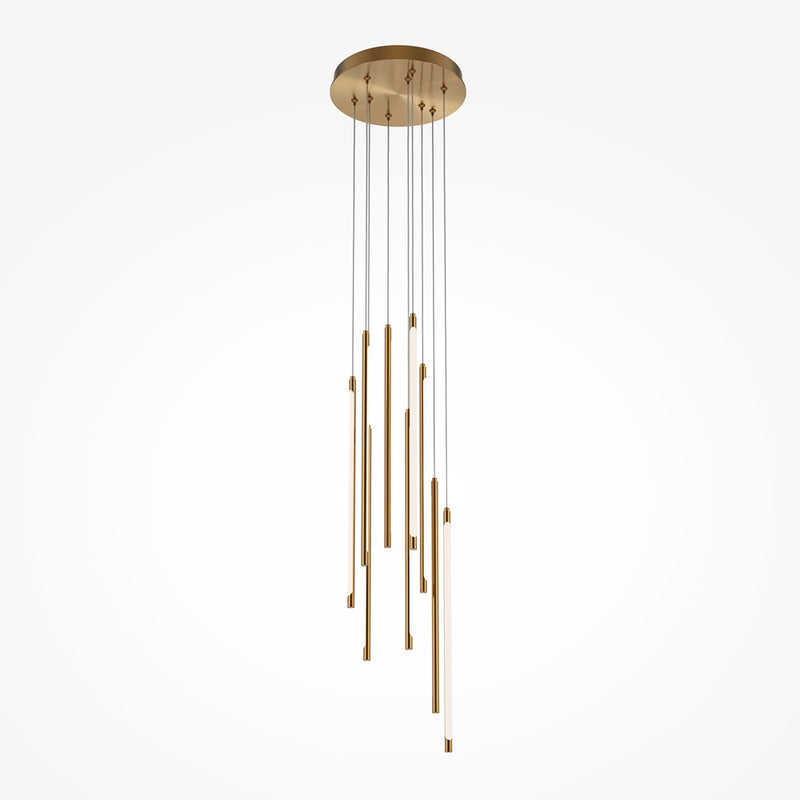 Light stick Suspension luminaire doré