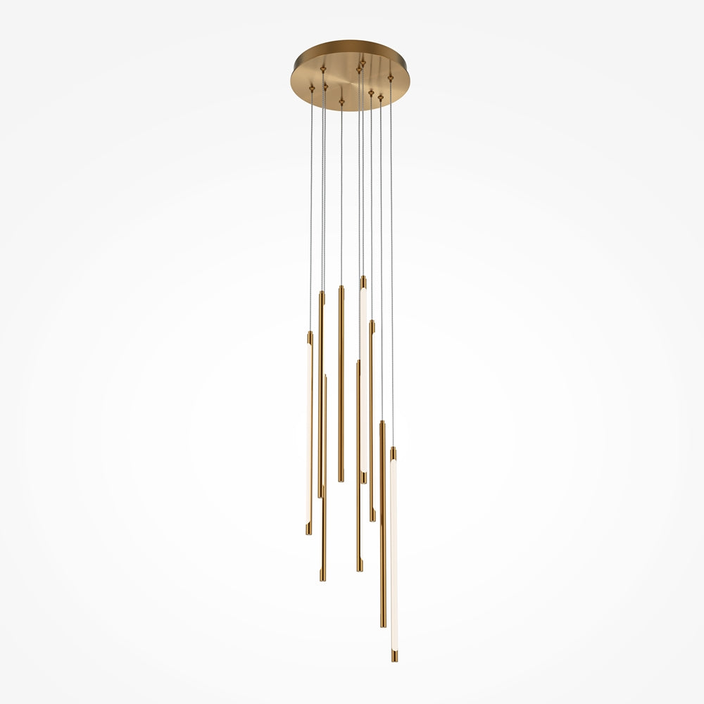 Light stick Suspension luminaire doré