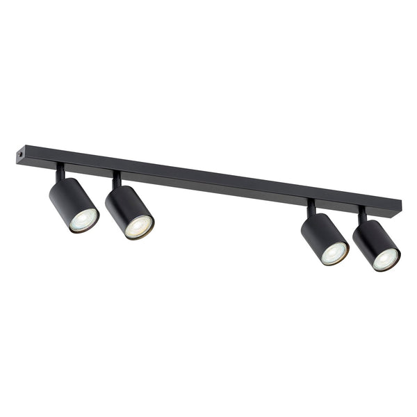 Plafonnier Flash 4 lumières noir