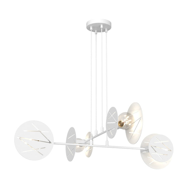 Suspension Xotic 4 lumières blanche