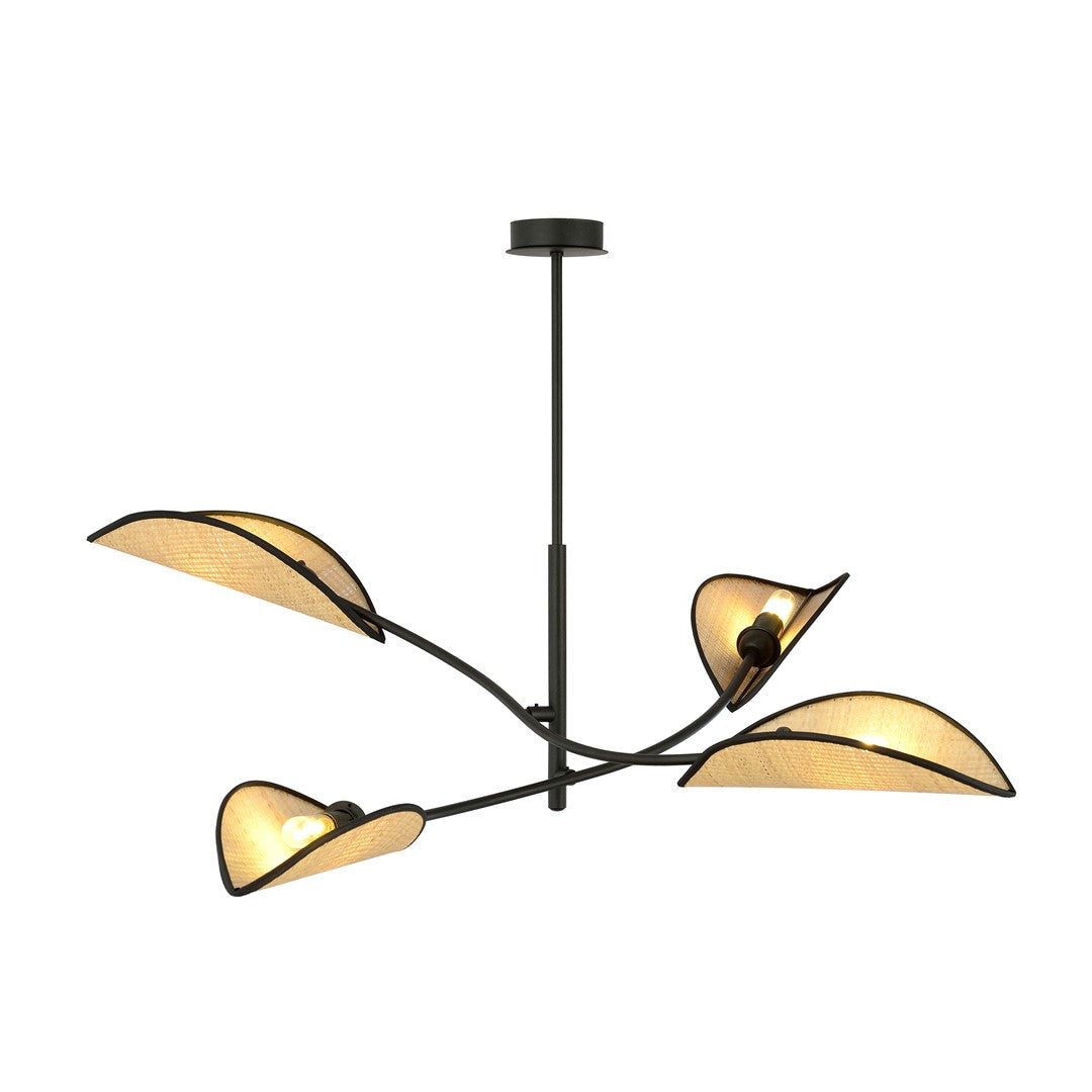 Lotus 4 Black/Rattan