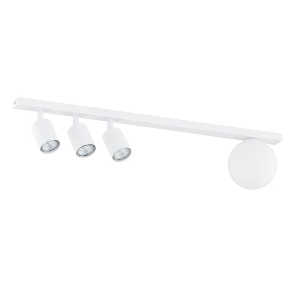Suspension Baster 4 lumières blanche