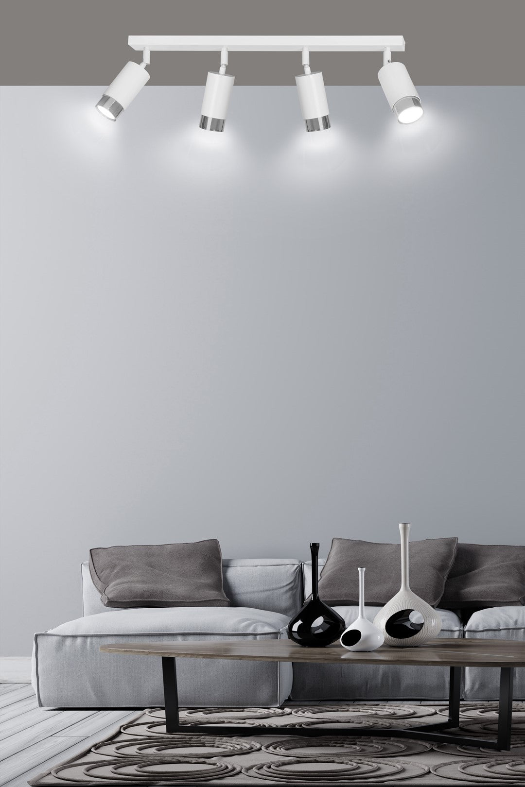 HIRO 4 White/Chrome