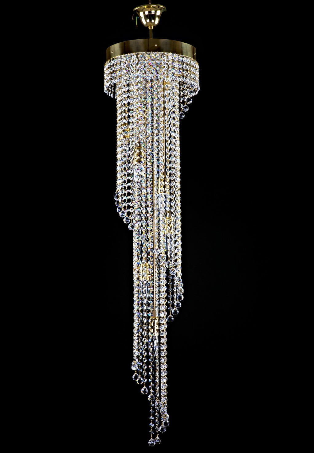 Suspension spirale en cristal L454CLN
