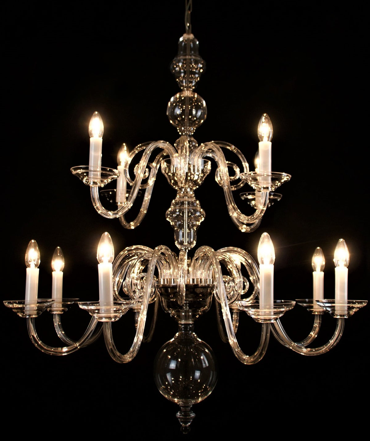 Lustre en verre transparent LW513120100G