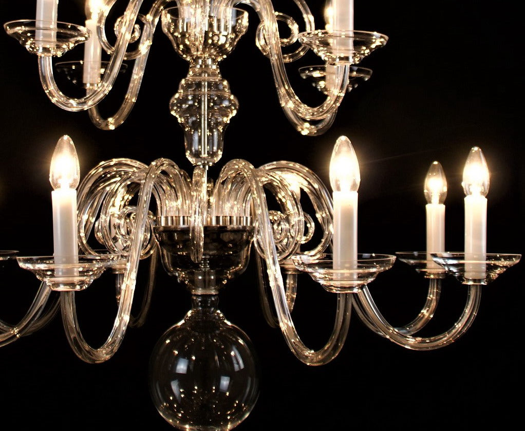 Lustre en verre transparent LW513120100G
