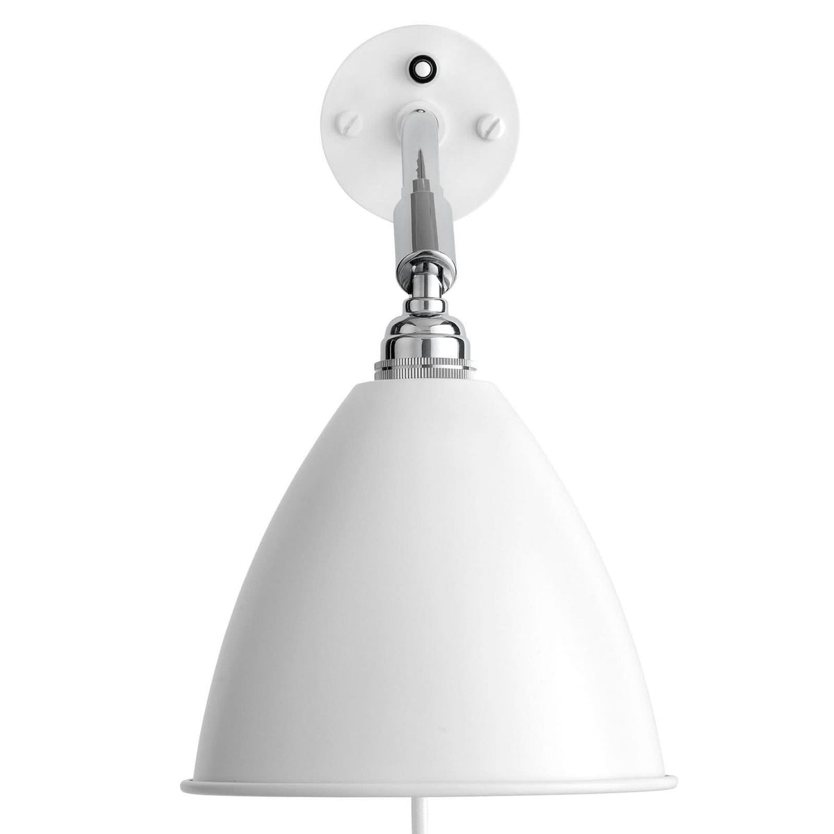 Applique murale Bestlite BL7 en laiton, blanc et chromé, Ø 16 cm