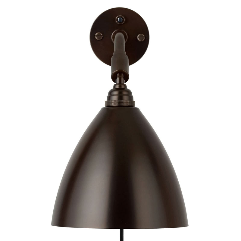 Applique murale Bestlite BL7 en laiton, noir, Ø 16 cm, 40 W, hauteur 27 cm, modèle 2