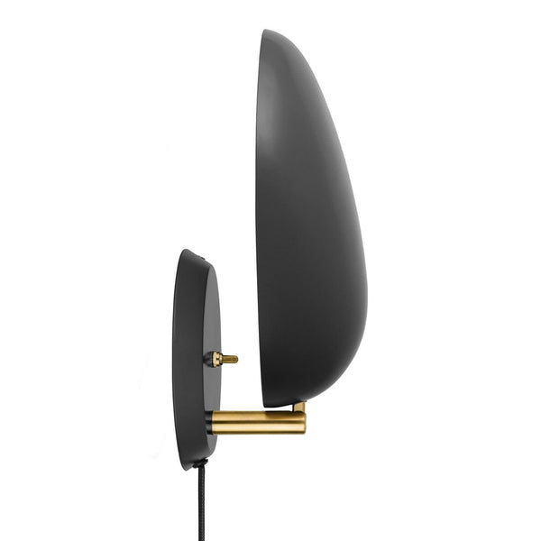 Applique murale Cobra en acier, noir, hauteur 33,3 cm, 28 W, largeur 28,9 cm, modèle 2