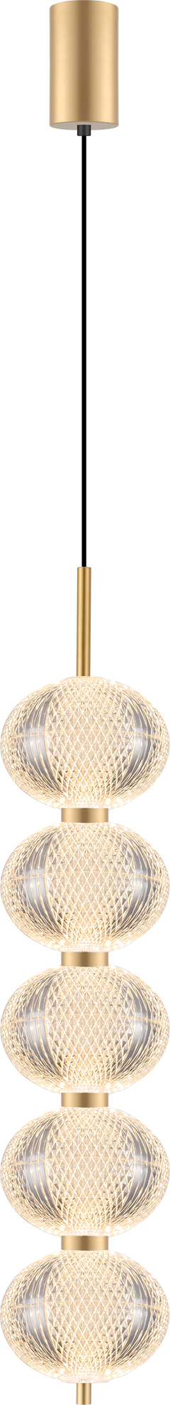Suspension luminaire | Galatea Dorée H 120 cm