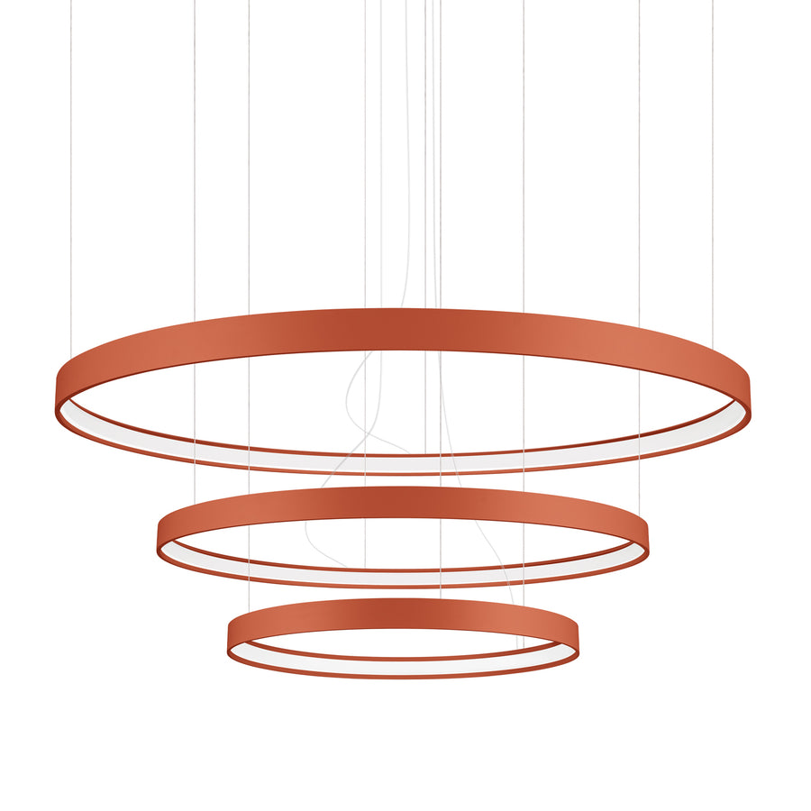 Lustre RIO 3 55/78/110 LED 3000K Ocre rouge