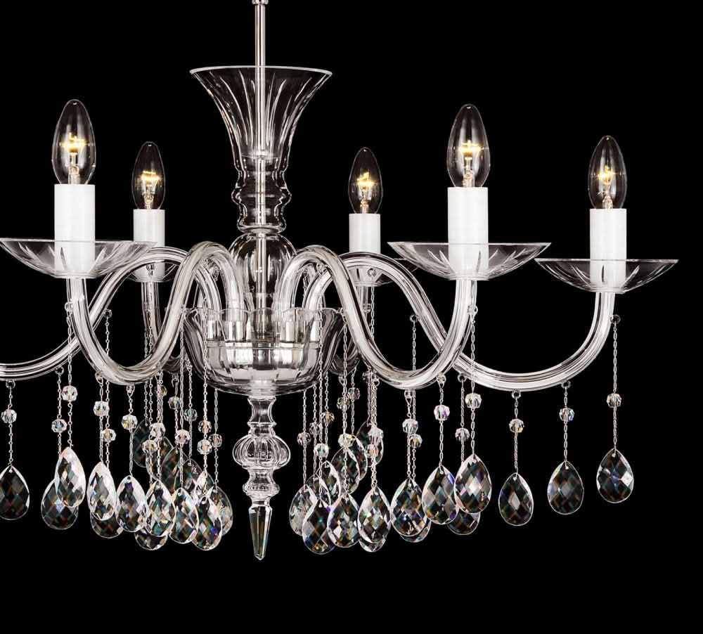 Lustre en verre transparent LB40500658P505