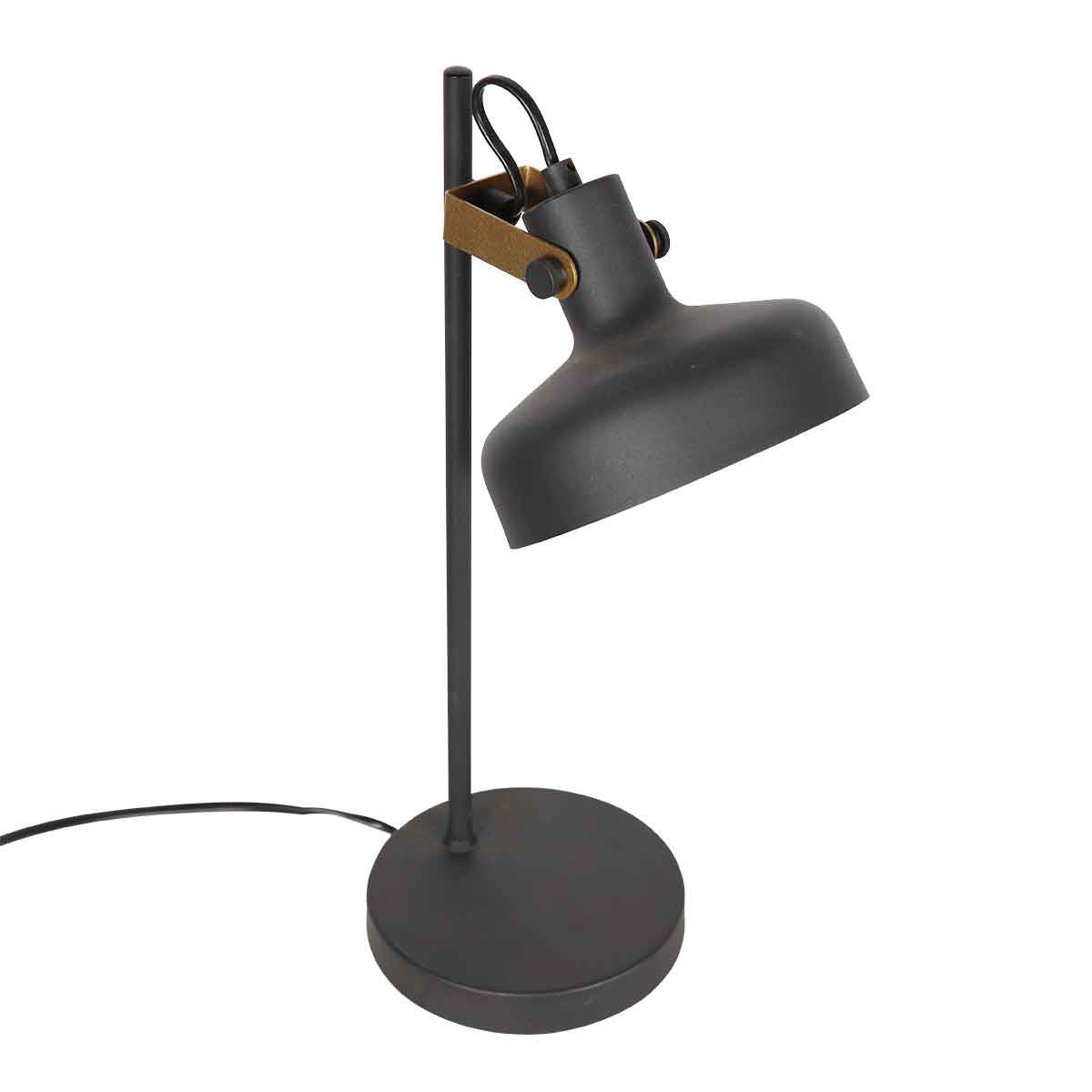 Lampe de table noire à 1 lumière Prato 4120ZW avec culot E14