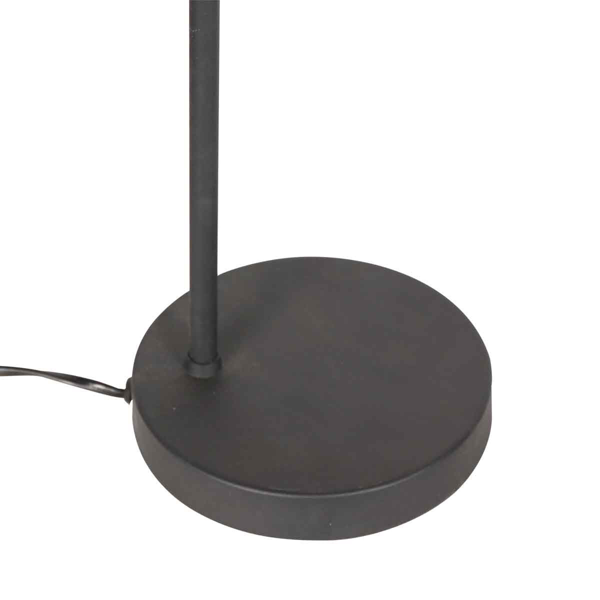 Lampe de table noire à 1 lumière Prato 4120ZW avec culot E14