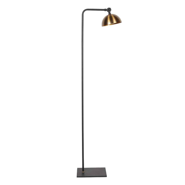 Lampadaire Pintino 4125ZW noir et bronze, douille GU10