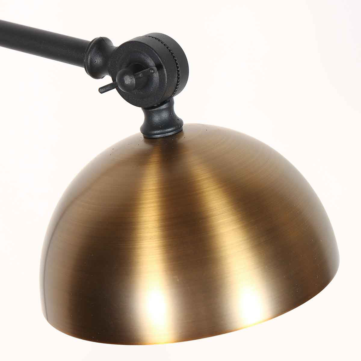 Lampadaire Pintino 4125ZW noir et bronze, douille GU10