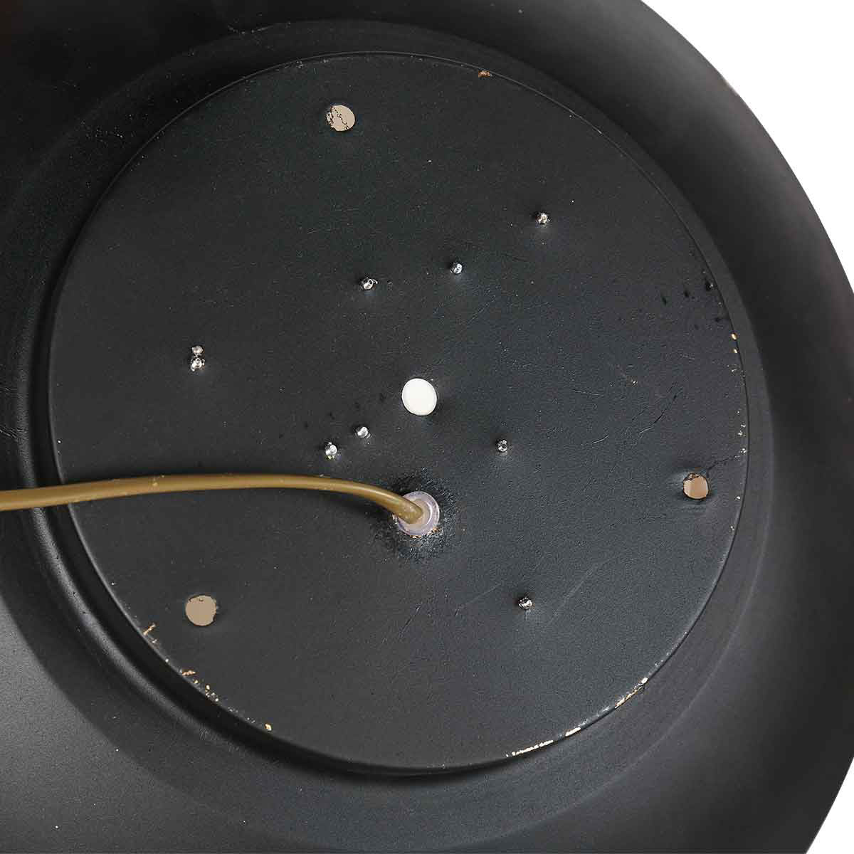 Plafonnier Brotke 4127ZW noir et doré dimmable en 3 étapes