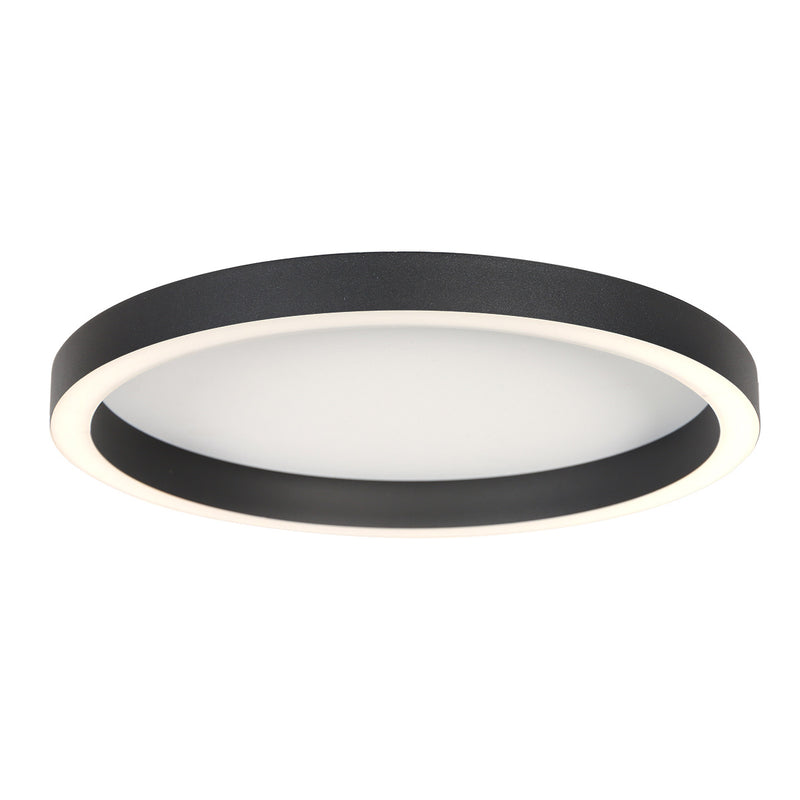 Lampe de plafond noire Ringlux 4135ZW Ø 40 cm 3600 lumens