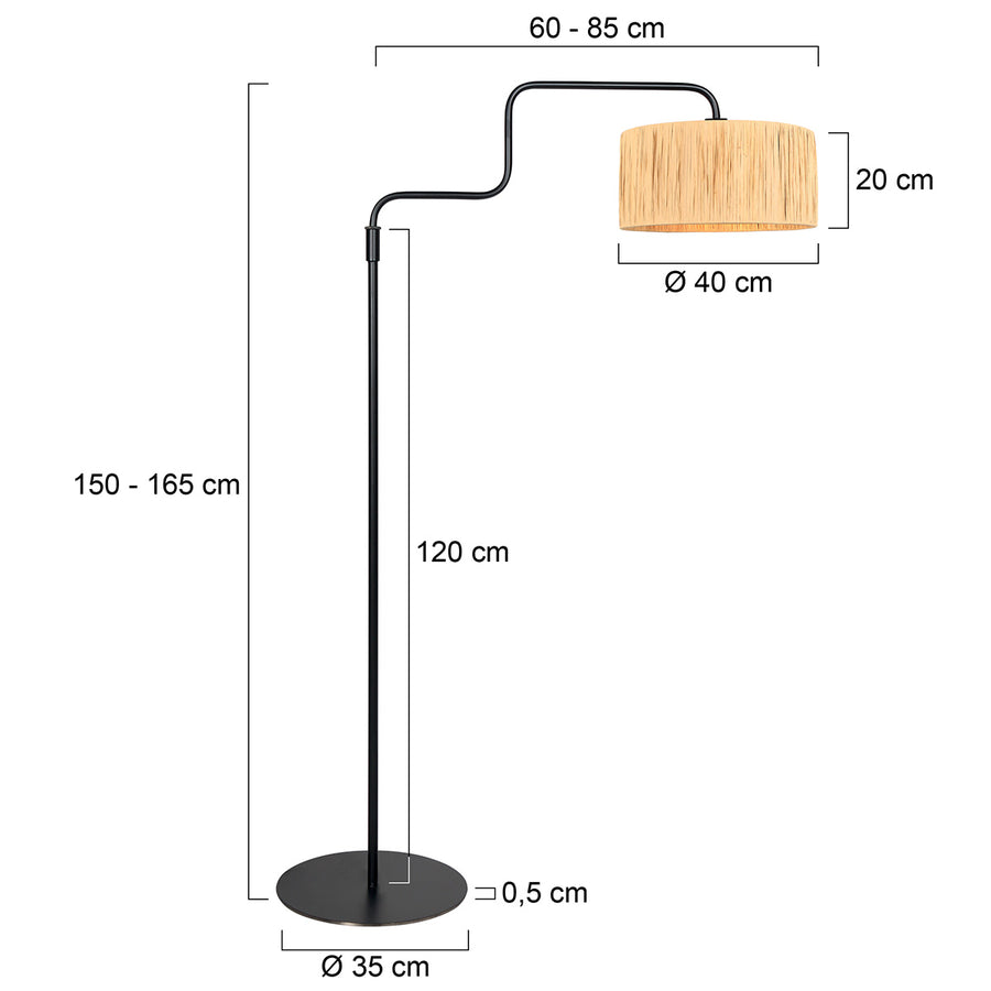Lampadaire salon | Nelba