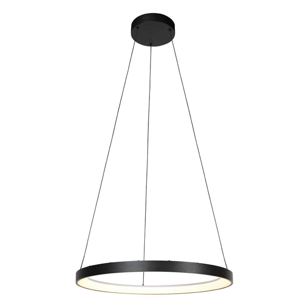 Suspension noire Circolare 4206ZW – design moderne avec éclairage LED puissant