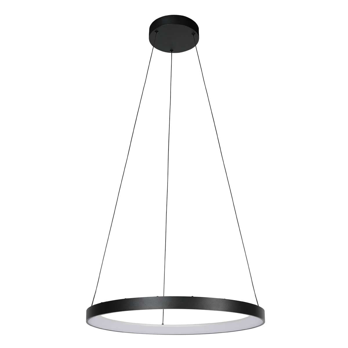 Suspension noire Circolare 4206ZW – design moderne avec éclairage LED puissant