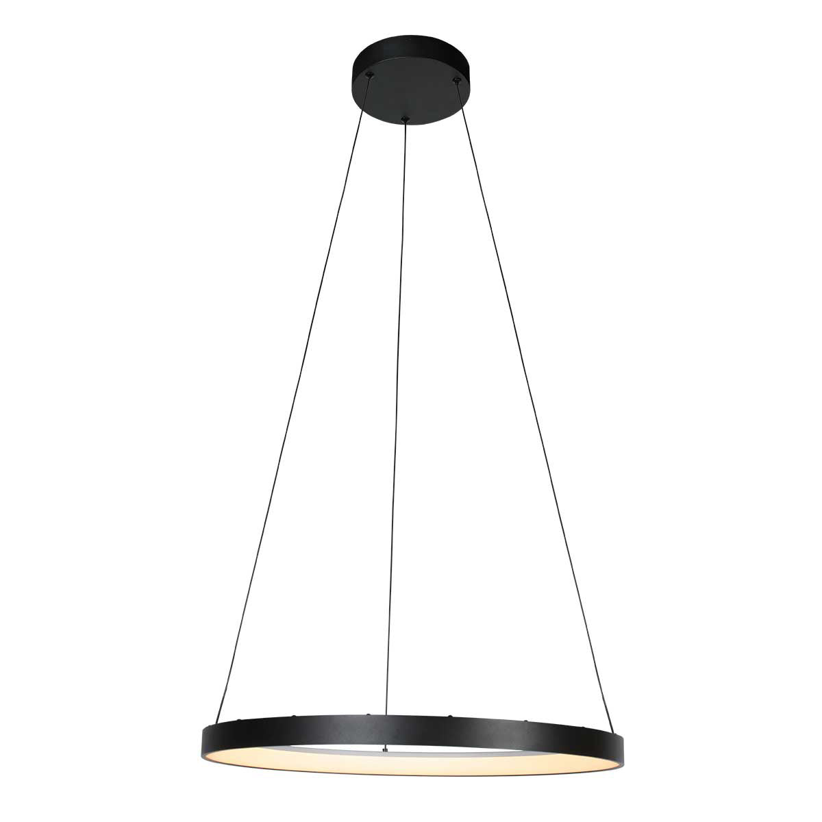 Suspension noire Circolare 4206ZW – design moderne avec éclairage LED puissant