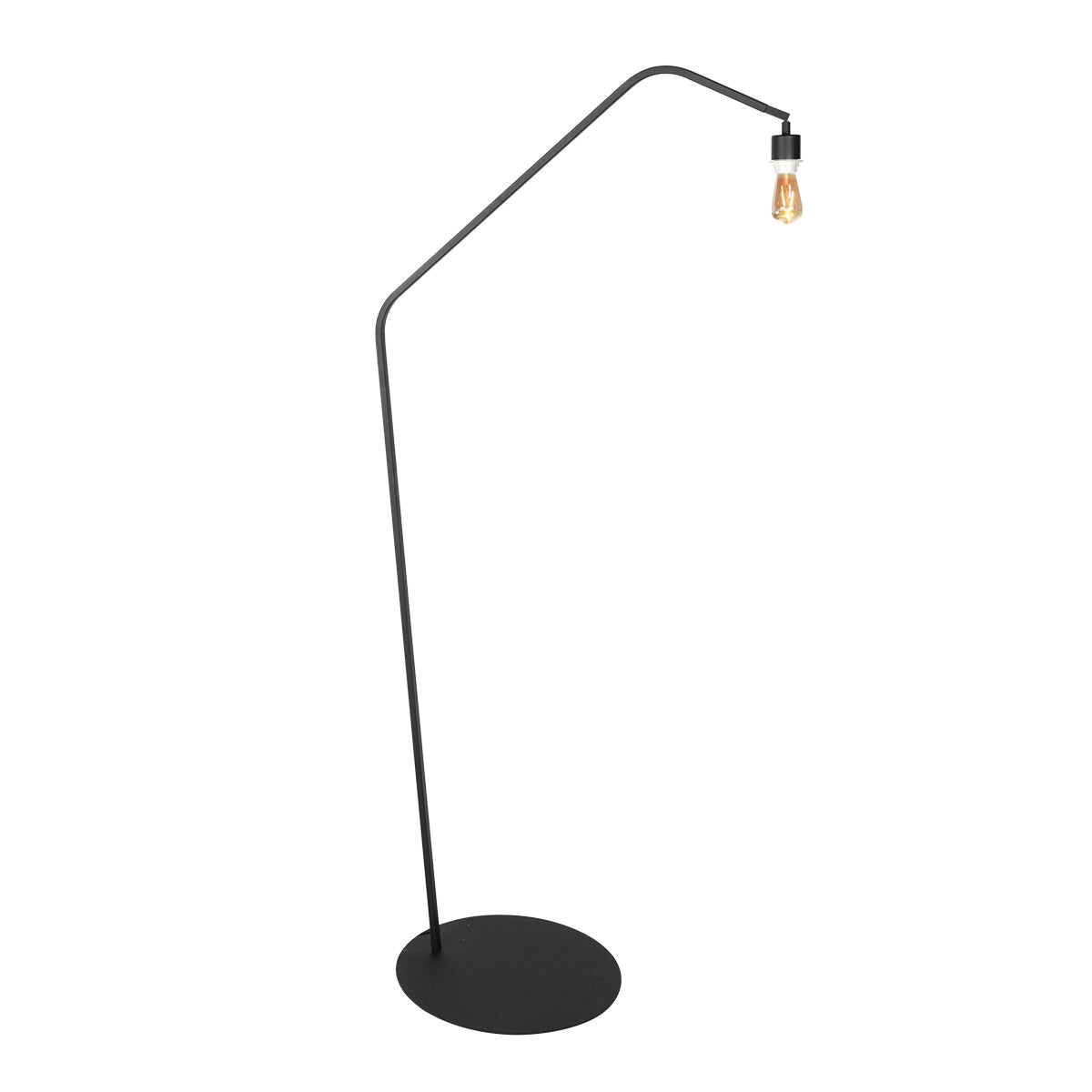 Lampadaire noir Zig-Zag 4218ZW – Design unique et usage fonctionnel