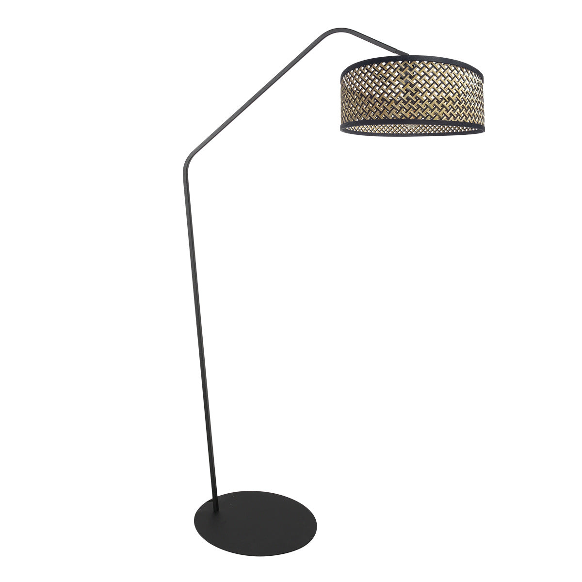 Lampadaire noir Zig-Zag 4238ZW – Design unique et utilisation fonctionnelle