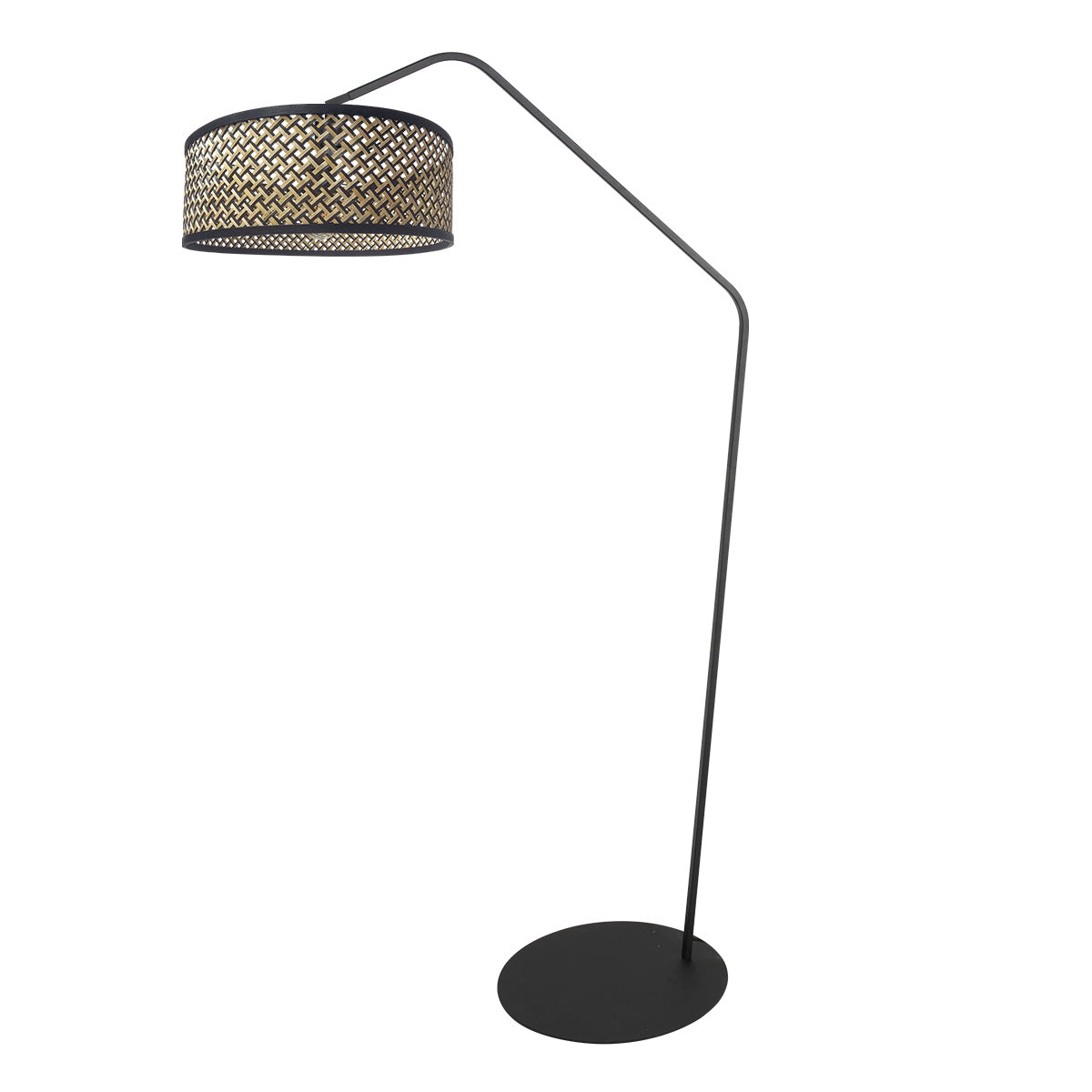 Lampadaire noir Zig-Zag 4238ZW – Design unique et utilisation fonctionnelle
