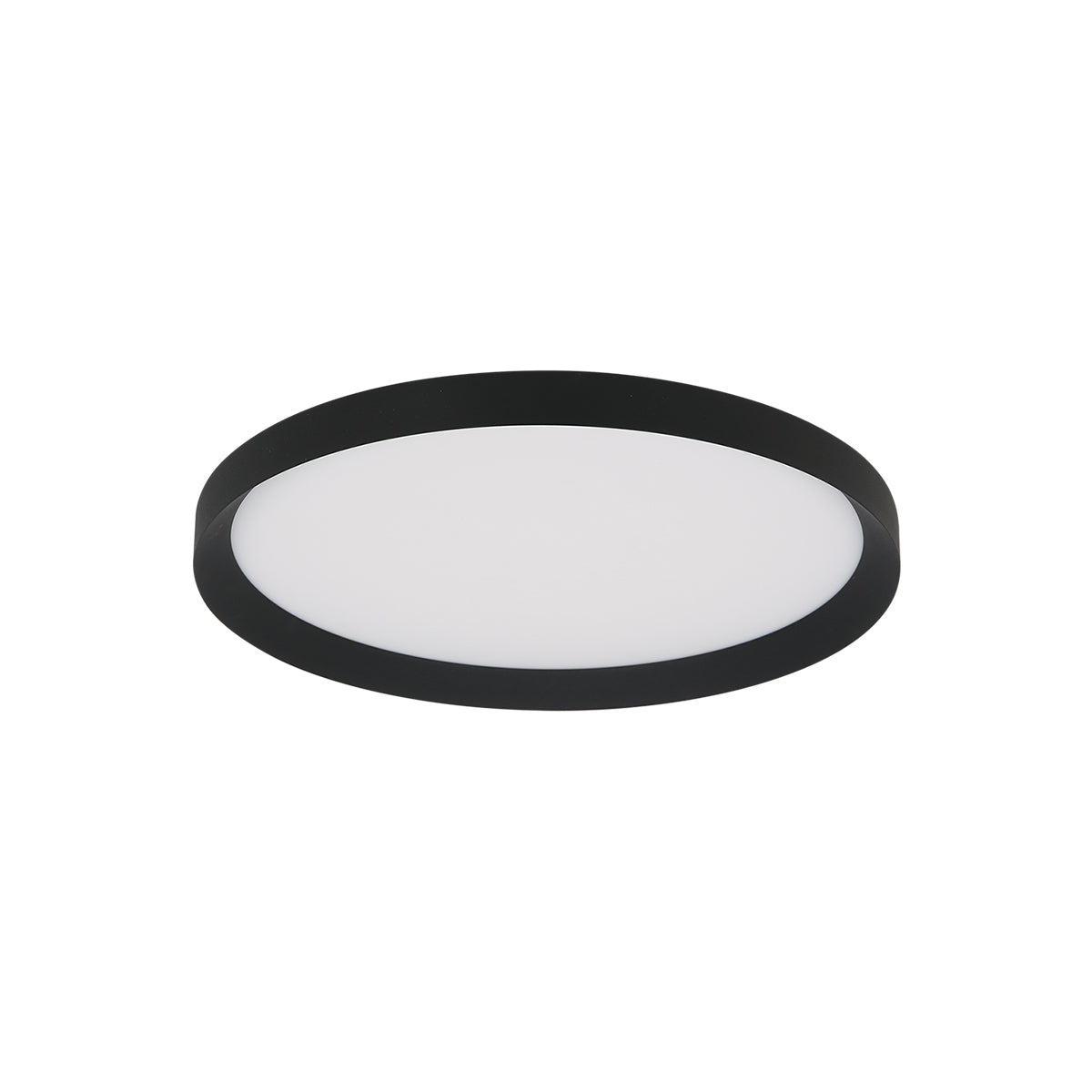 Plafonnier Flady 4367ZW noir Ø30 cm 2000 lumens