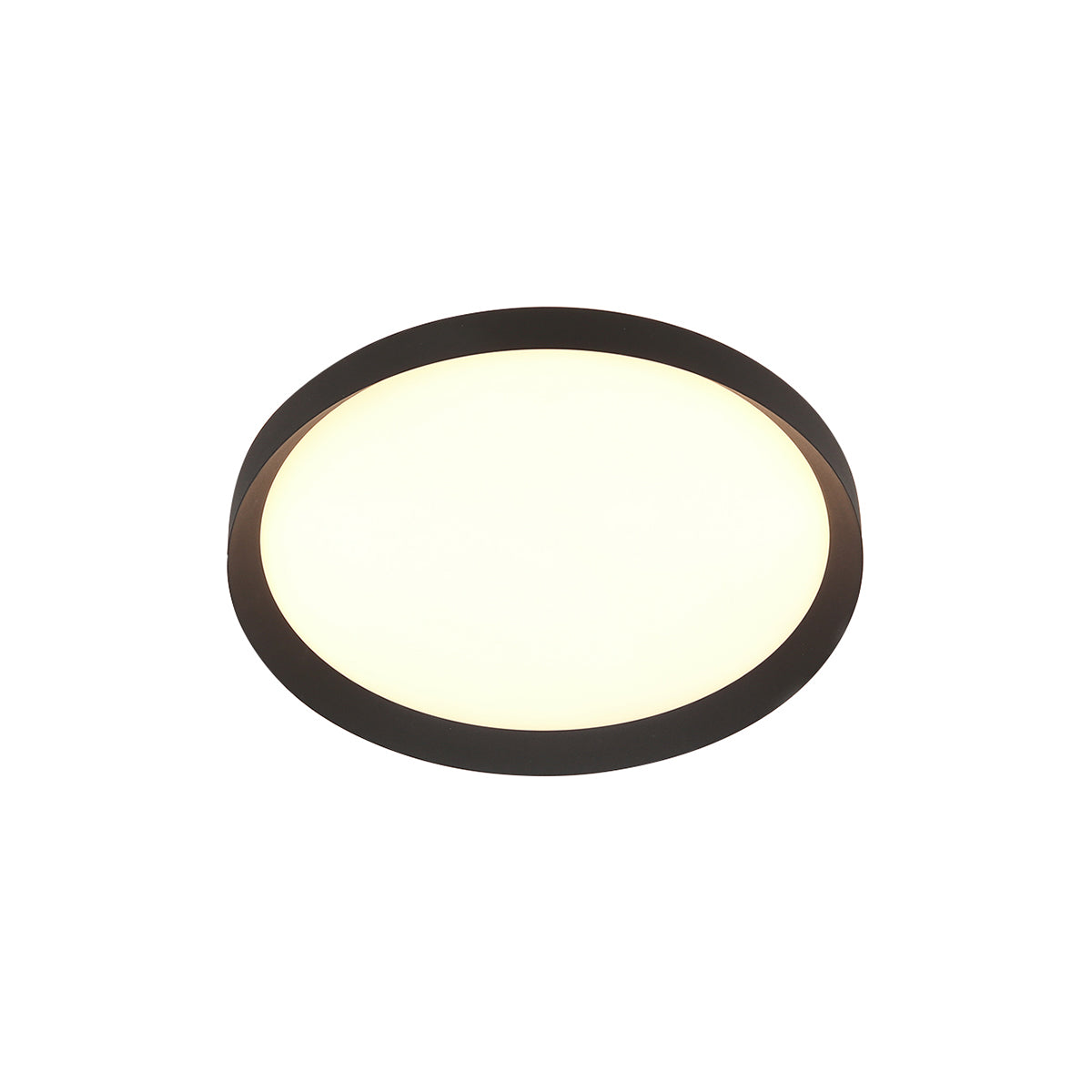 Plafonnier Flady 4367ZW noir Ø30 cm 2000 lumens