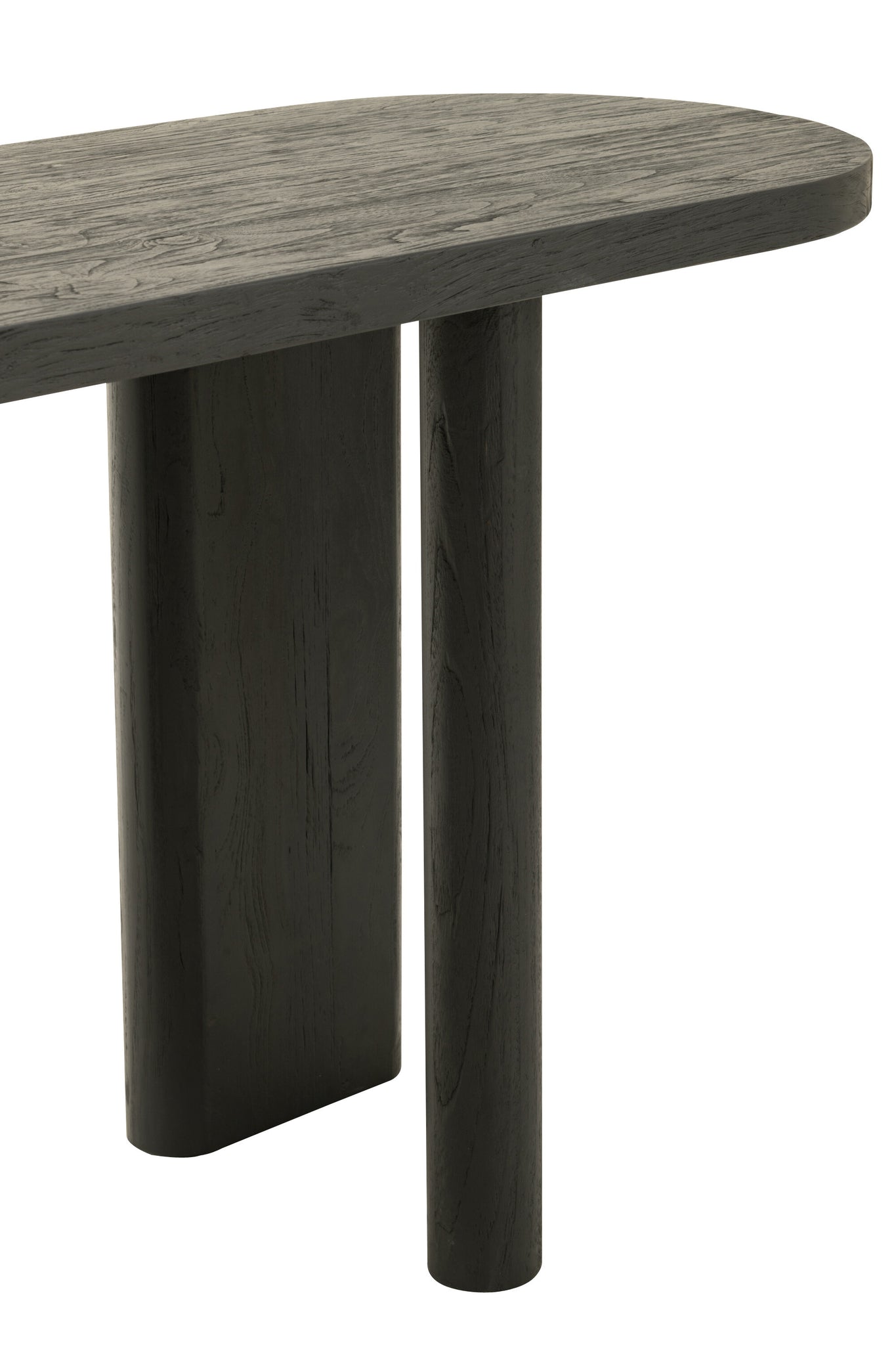 Table Teck Noir Recyclé