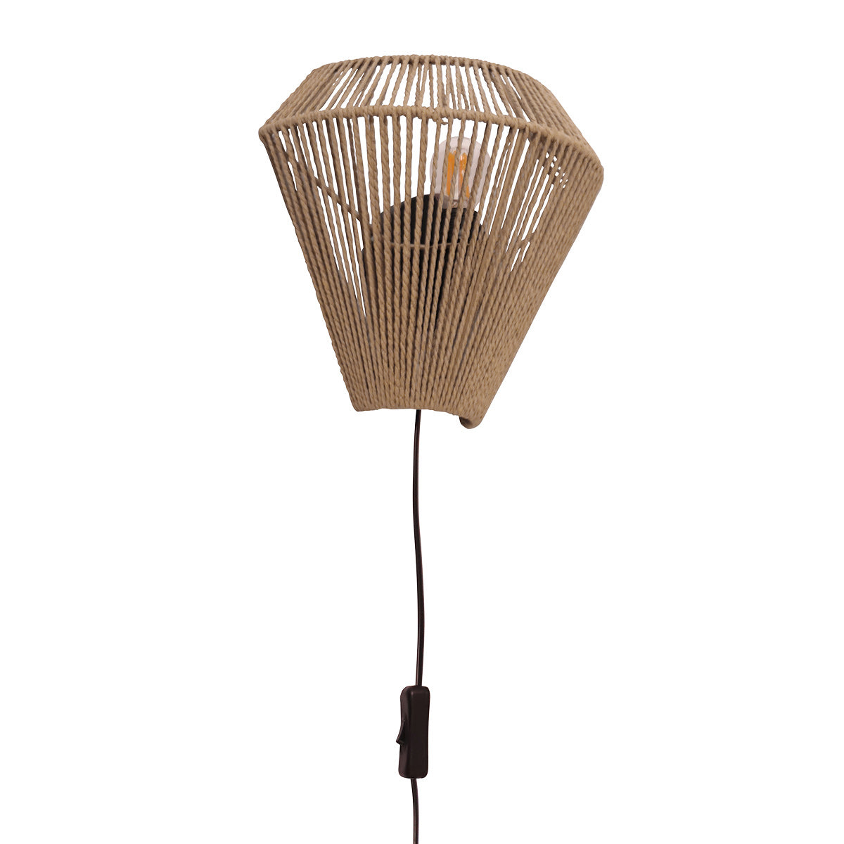 Maze 4399CR – Applique murale en corde de couleur crème au charme naturel