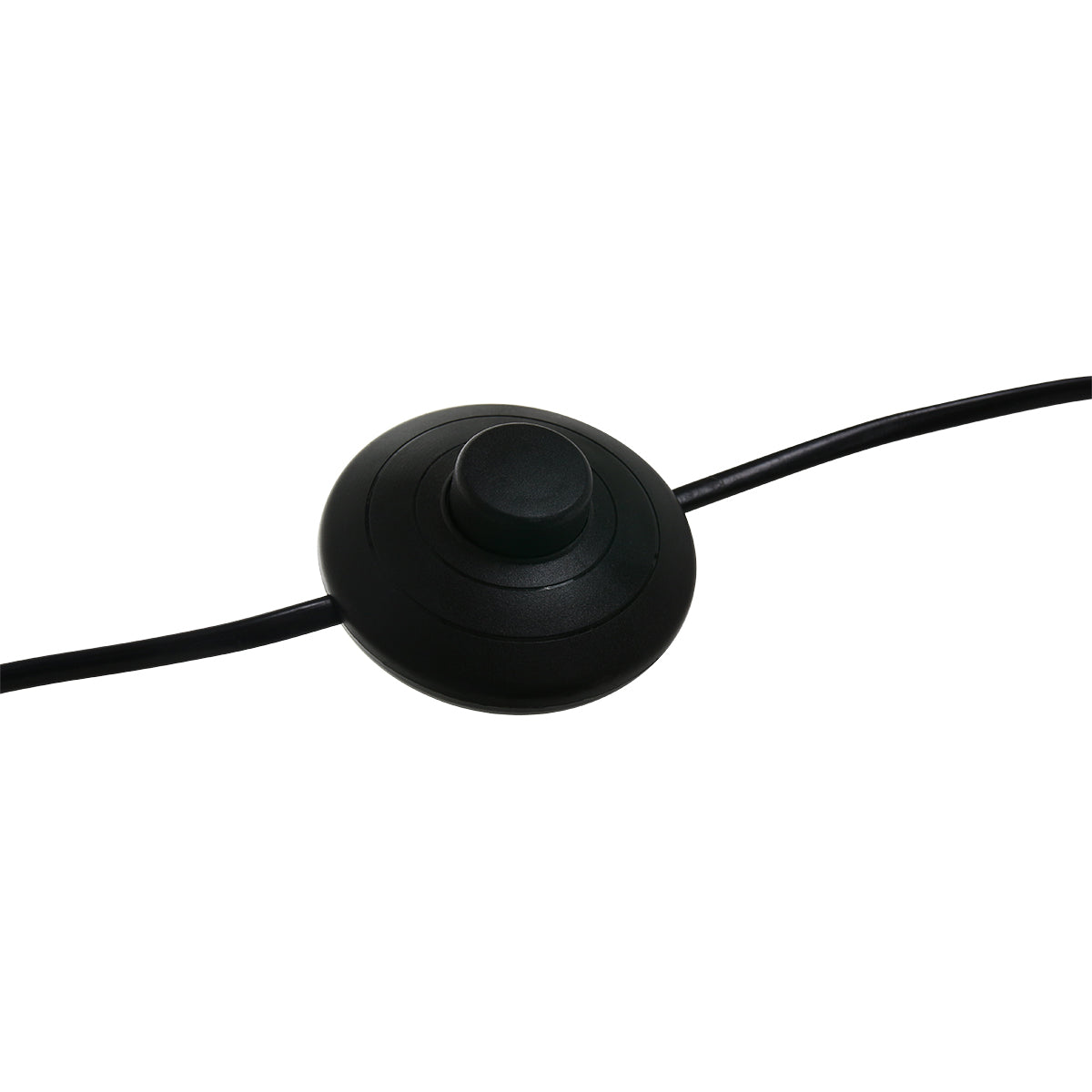 Lampadaire Solva 4469ZW avec pied noir et abat-jour Twine