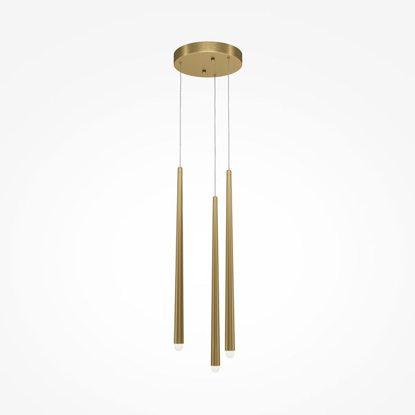 Cascade Suspension luminaire doré