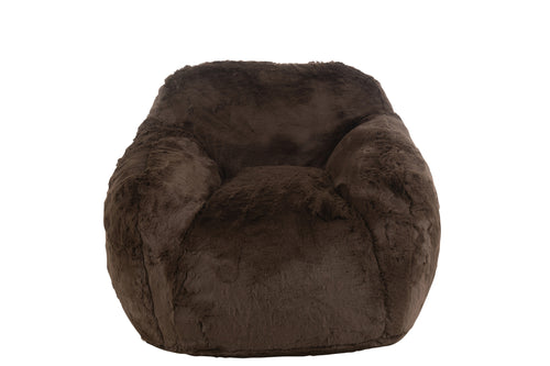 Fauteuil Polyester Marron | Bela